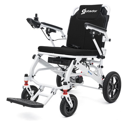 Aotedor Electric Wheelchairs for Adults,22 Miles Long Travel Range with 2 Lithium Batteries All Terrain Power Wheelchair,Ultra Lightweight 39Lbs Folding Compact Motorized Wheelchair,Airline Approved