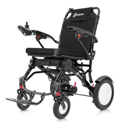 Aotedor 35lb Lightweight Carbon Fiber Electric Wheelchairs for Adults, 25 Miles Long Range Motorized Wheelchairs Intelligent Wheelchairs for Adults All Terrain Wheelchairs Portable Airline Approved