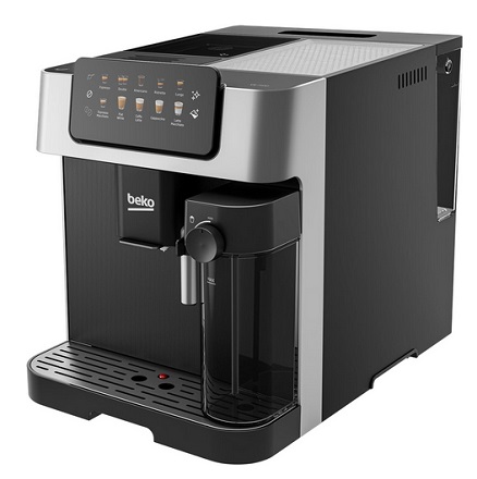 Beko Bean to Cup Coffee Espresso Machine CaffeExperto CEG7304X | Milk Jug | Colour Touch Screen Panel | 19 Bar Pressure, 2 Coffee Nozzles | Fully Automatic, Silver