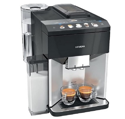 SIEMENS TQ503GB1 EQ.500 Bean to Cup Fully Automatic Freestanding Coffee Machine – Silver & Black