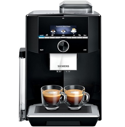 SIEMENS TI923309GB EQ.9 S300 Bean to Cup Fully Automatic Freestanding Coffee Machine - High Shine Black