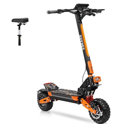 ZSNAKE ES35 Electric Scooter 2800W Power Dual Motors Top Speed 32MPH 60V 15Ah Battery 35 Miles Range Off-Road Sport E-Scooter with Seat