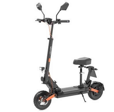 JOYOR S8E Electric Scooter EEC EMark Certified Max 80km Range 800W Motor 48V 26Ah Long-Lasting Battery 10 Inch widen tire 45km/h Max Speed Front & Rear Disc Brake Front & Rear Shock Absorber NFC Integrated display Removable seat