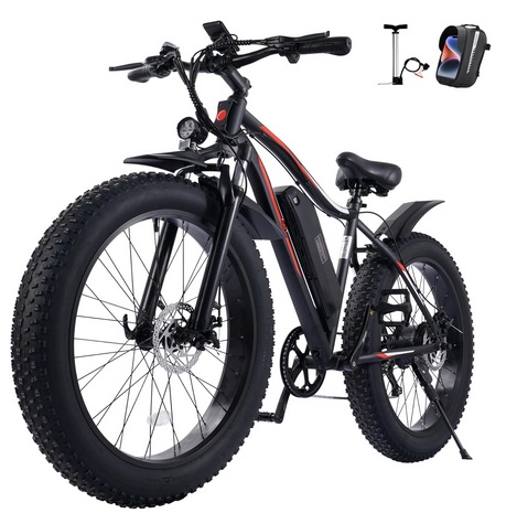 C INVERTER Adults Electric Mountain Bike 500W Brushless Motor 26 * 4.0\