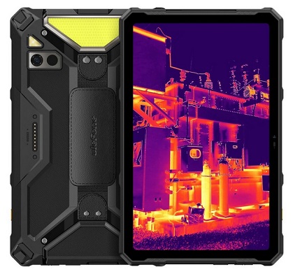 Ulefone Armor Pad 4 Ultra Thermal lmaging Version MediaTek Dimensity 6300 5G 8GB LPDDR4X +8GB virtual RAM 256GB ROM 10.36 Inch 2K Screen 32MP+50MP Camera IP68/IP69K Android 14 5G Rugged Tablet PC - Black