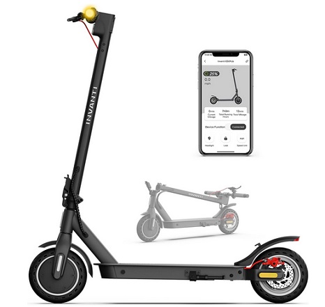 INVANTI E30 Electric Scooter ‎8.5 Inches Tire 350W Motor 18mph Max Speed 19.9 Range Escooter