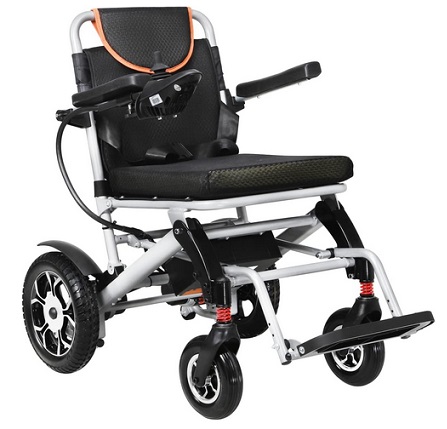 Angel Mobility Electric Power Lightweight Aluminium Folding Wheelchair Portable Travel Powerchair