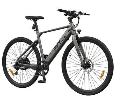 PVY P30 Electric Bike 27.5*2.1-inch Tire 500W Motor 50N.M Torque Sensor 36V 13.5Ah Battery 100km Max Range Hydraulic Disc Brake SHIMANO 9-speed Aluminum Alloy IP66 Waterproof - Grey