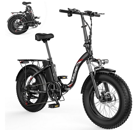 KEQJSK Electric Bike for Adults, 500W(Peak 750W), 20\