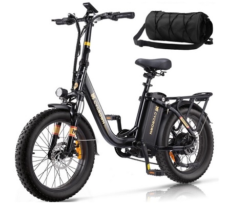 CYCROWN CycFree Commuter Electric Bike 750W Motor(1000W Peak) with 48V 15.6Ah Removable Battery, Up to 120KM & 32KM/H Electric Bike for Adults, 20\