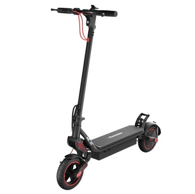 iScooter W8 Electric Scooter, 500W Motor, 48V 10.4Ah Battery, 9.3-inch Tire, 40km/h Max Speed, 40km Range, Front Disc Brake+Rear Drum Brake, Dual Shock Absorption, App Control