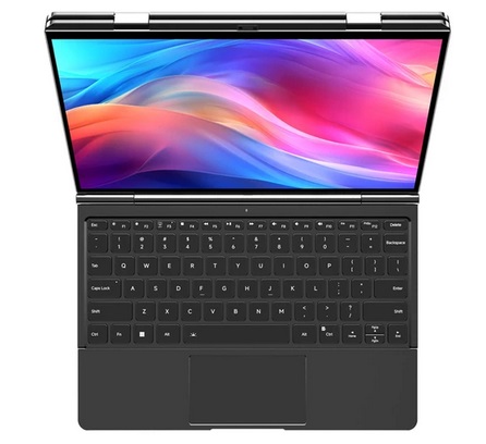 GPD DUO 13.3-inch Dual-OLED Screen Laptop, AMD Ryzen AI 9 HX 370 (12 Core Max 5.1GHz), 2880*1800, 32GB LPDDR5 RAM 1TB SSD, WiFi 6E Bluetooth 5.3, Built-in Hyper-Linear Speakers, 1* USB4 (40Gbps), 1*USB-C (10Gbps), 1*Oculink, 1*HDMI 2.1, 2*USB-A