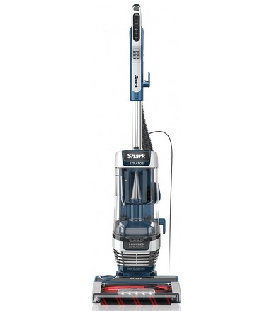 Shark AZ3002 Stratos Upright Vacuum with DuoClean PowerFins, HairPro, Powered Lift-Away, Self-Cleaning Brushroll, & Odor Neutralizer Technology, Navy