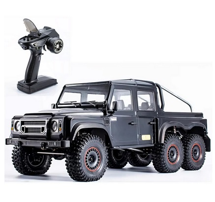 YIKONG YK6101 1/10 2.4G 6WD RC Car Rock Crawler Monster Off-Road Pickup Climbing Truck Vehicles Models Electric Remote Control Simulation Toys - Bright black