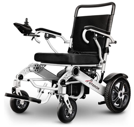 [2024 Upgrade] Aotedor 30 Miles Long Travel Range, Electric Wheelchair for Adults Power Wheelchairs Lightweight Foldable All Terrain Motorized Wheelchair for Seniors Compact Portable Airline Approved