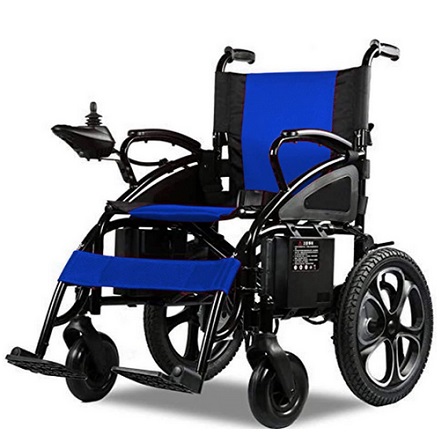 Rubicon DX01 All-Terrain Foldable Electric Wheelchair - 500W Motor, 12 mi Range, 300 lbs Capacity. Durable, Powerful. Silla de Ruedas Electrica para Adultos, Supports up to 300 lbs. (Model2)