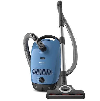 Miele Classic C1 Turbo Team Bagged Canister Vacuum, Tech Blue - Portable, Household