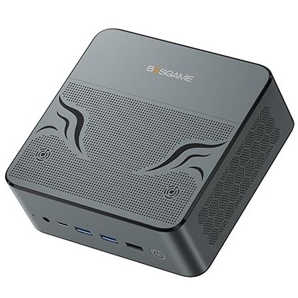BOSGAME M2 Dual Channel Speaker Built-in Gaming Mini PC Ryzen 9 7940HS (8C/16T,Max 5.2GHz), 32GB DDR5 1TB NVMe SSD Mini Computer, Dual LAN, Quad Display, HDMI+DP+USB4.0 * 2, Wi-Fi 6E&BT5.2