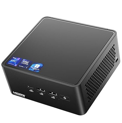 ASUS NUC 14 Pro, Intel NUC 14 Pro NUC14RVH Revel Canyon AI Mini PC, Core Ultra 7 155H CPU, Intel Arc GPU,32GB RAM, 1TB SSD, Win 11, Mini Computer 8K/4K Quad Display/WiFi 6E/BT 5.3/Thunderbolt 4