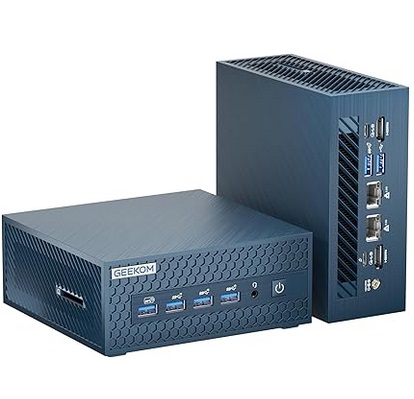 GEEKOM IT1 Mega AI Mini PC,14th Gen Intel Core Ultra U9-185H (Up to 5.1Ghz) Mini Computers 32GB DDR5 RAM 2TB PCle 4.0 SSD Mini Desktop Intel ARC Gpu/Intel AI Boost/Dual NIC LAN/WiFi 7/BT5.4/8K/USB4