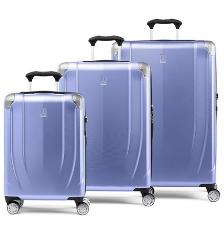 Travelpro Pathways 3 Hardside Expandable Luggage, 8 Spinner Wheels, Lightweight Hard Shell Suitcase, 3 Piece Set (21/25/28), Persian Violet