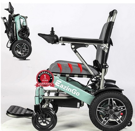 [2025 Upgrade] Most Comfortable Wheelchairs, Green All Terrain Electric Wheelchairs for Adults, Power Wheelchairs for Adults, Airline Approved, 500W Lightweight Electric Wheelchair