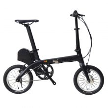 SAVADECK E0 Electric Folding Bike Ultra-light Carbon Fiber 14 Inch Mini Electric Bicycle 36V 180W - Black