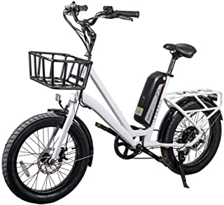 CIVI BIKES Runabout Electric Bycicle Mini Commuter Cargo Bike 500W 25MPH EBike