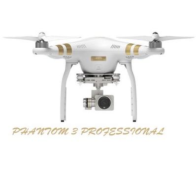 DJI Phantom 3 Professional GPS App FPV Remote Control Quadcopter with 4K HD Camera RTF UFO  -  WHITE