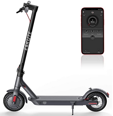 ESKUTE APP Electric Scooter,Up to 18.6 Miles & 15MPH,8.5\