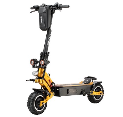 YUME X11 Electric Scooter 11 Inch 5000W 60V 35Ah 80km/h Max Speed 95Km Mileage 200Kg Max Load - Gold