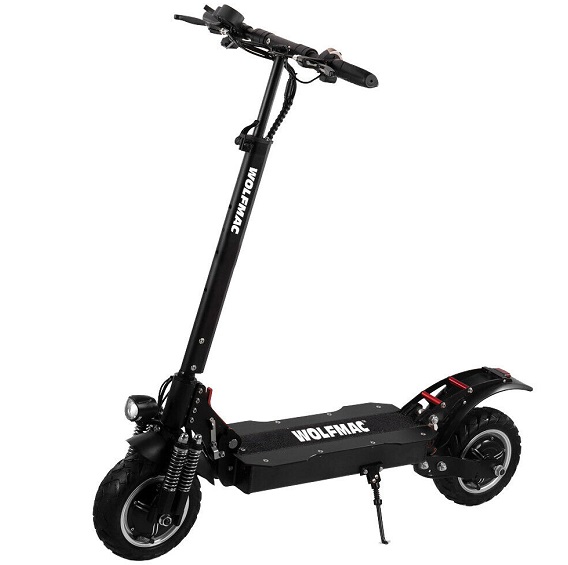 WOLFMAC H10 Off Road Electric Scooter 2600W, MEGA 40mph, MEGA 50m Range