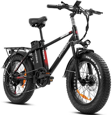 SAMEBIKE XWC05 750W Electric Bikes for Adults Up to 65 Miles EBike 4.0\