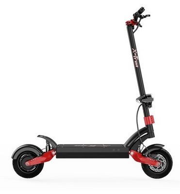 X-Tron X10 Pro 10 inch Folding Off-Road Electric Scooter 1600W *2 Motor 60V 20.8Ah Battery Max speed 65-70km/h Max load 150KG Hydraulic brake Aluminum alloy Body - Red