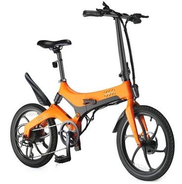 HOMERIC BK5 Electric Bike 20\'\' Tire 250W Brushless Gear Motor 36V 7.5Ah Battery 25km/h Max Speed 50-80km in Power Assist