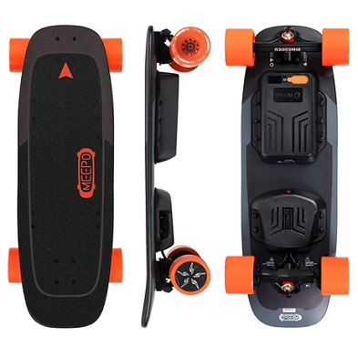 Meepo Mini 2S ER  Electric Skateboard with Remote, 28 MPH Top Speed, 330 LBS Load Capacity, Maple Cruiser for Adults and Teens,