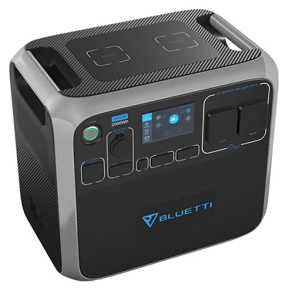 BLUETTI AC200P Portable Power Station 2000W 2000Wh to Charge Fridge, Electric Grill, Microwave Oven, Heater