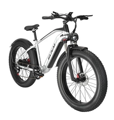 GUNAI MX05 26*4.0 Inch Fat Tire Electric Moped Bike 1000W Motor 48V 19Ah Battery 45Km/h Max Speed Shimano Gear 150KG Load Mountain Bicycle