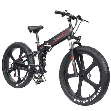 RANDRIDE YX26 Electric Bike 1000W Motor 45km/h Max Speed 48V 15Ah Battery 100km Max Range 26*4.0\'\' CST Fat Tires 150kg Load Shimano 7-Speed Gear