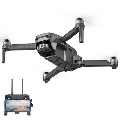 ZLL SG906 Max 3 RC Drone Visual Obstacle Avoidance 3-Axis Gimbal 4K Camera GPS Smart Follow - 3 Batteries
