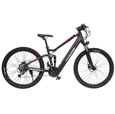 RANDRIDE YS90 Electric Bike 1000W Motor 45km/h Max Speed 48V 13.6Ah Battery 60-70km Max Range 27.5*2.4\'\' Tire 150kg Load SHIMANO Hydraulic Disc Brake MicroNew 27 Gears