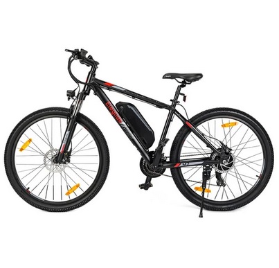 Eleglide M2 Electric Moped Mountain Bike 27.5 inch Tire 250W Motor 25km/h Speed 36V 15Ah Battery 125km Range 120kg Load Shimano 24-Speed Gear Hydraulic Disc Brakes with APP Control Ebike