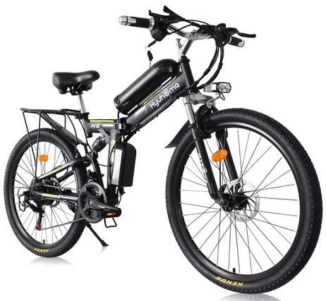 Hyuhome Folding Electric Bike for Adult ,250W 48V 10A Battery 26\