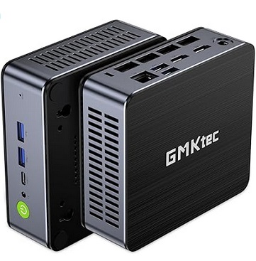 GMKtec Nucbox K2 Gaming Mini PC Windows 11 Pro AMD Ryzen 7 7735HS Mini Computer up to 4.75GHz 32GB DDR5 RAM 1TB Hard Drive PCIe SSD AMD Radeon 680M, 2 x HDMI, 1x USB4, 4X USB Ports, WiFi 6, BT5.2