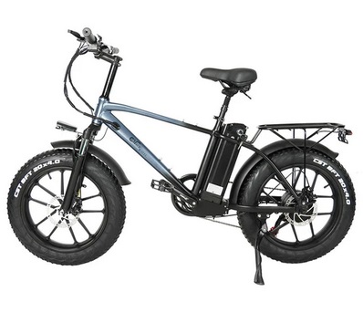 CMACEWHEEL T20 Electric Bicycle 750W Motor 20*4.0 inch CST Fat Tire 45km/h Max Speed 48V 17Ah Battery Ebike - Grey Black Gradient