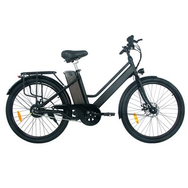 ONESPORT BK8 Electric Bike 26 inch 350W Motor 36V 10.4Ah Battery 25km/h 50KM Max Mileage 120KG Max Load Disc Brake - Black