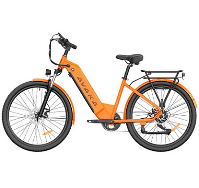 AVAKA K200 Electric Urban Commuting Bike 26in Tire 350W Motor 100km Range