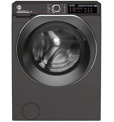 Hoover H-Wash 500 HDD4106AMBCR Freestanding Washer Dryer, Care Dose, A Rated, 10 kg/6 kg Load, 1400 rpm, Graphite [Energy Class D]