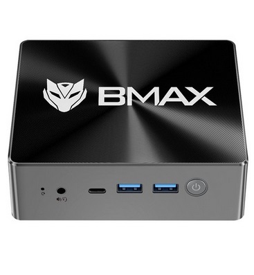 BMAX B8 Plus Mini PC, Intel Core i5-12600H 12 Cores Max 4.5GHz, 24GB LPDDR5 RAM 512GB SSD, 2.4/5GHz WiFi Bluetooth 5.0, 2*HDMI 2.1 + Type-C 4K@60Hz Triple Screen Display, Support Dynamic HDR & VRR, 2*USB 3.0 2*USB 2.0 1*RJ45 1*3.5mm Headset Jack