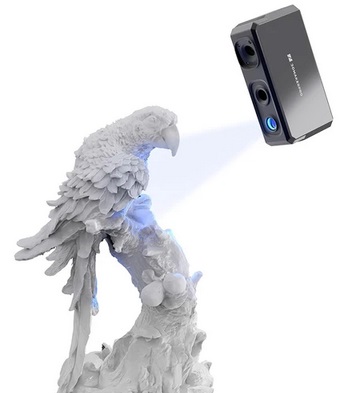 3DMakerpro Seal Lite 3D Scanner, 0.02mm Accuracy, 0.07mm Resolution, Anti-shake Lenses, 10fps Frame, Visual tracking